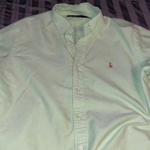 Ralph Lauren, light green, long sleeve button up